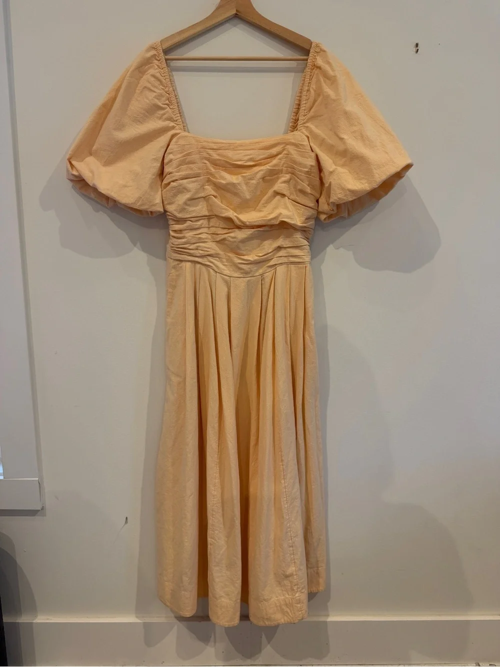Free People Ain’t She a Beaut Dress in peach